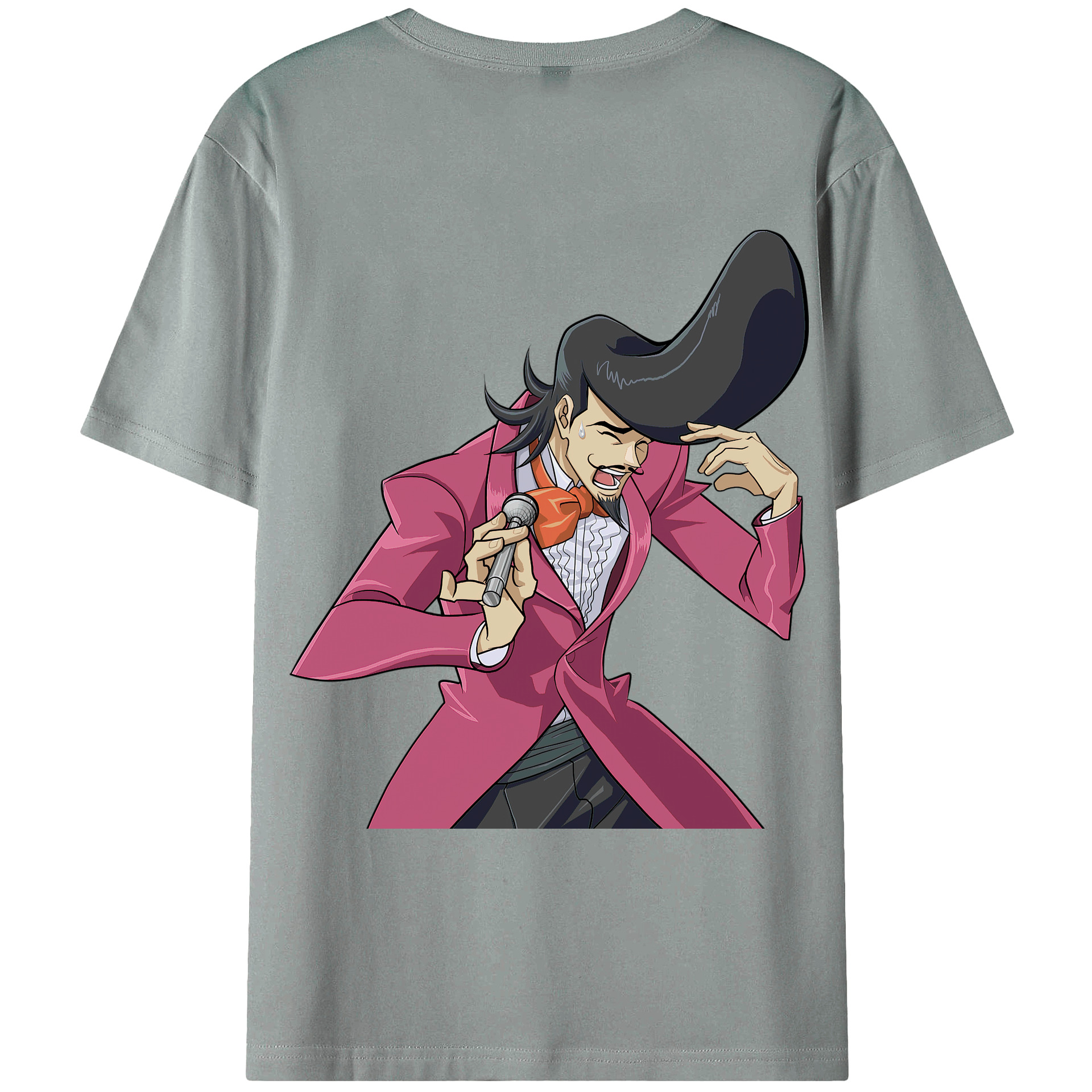 （画像用） 遊☆戯☆王 Yu-Gi-Oh! 綿100％ メンズ半袖Tシャツ（バックプリント） 通気性